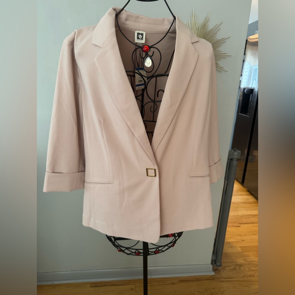 Anne Klein Blush Pink Women's Blazer